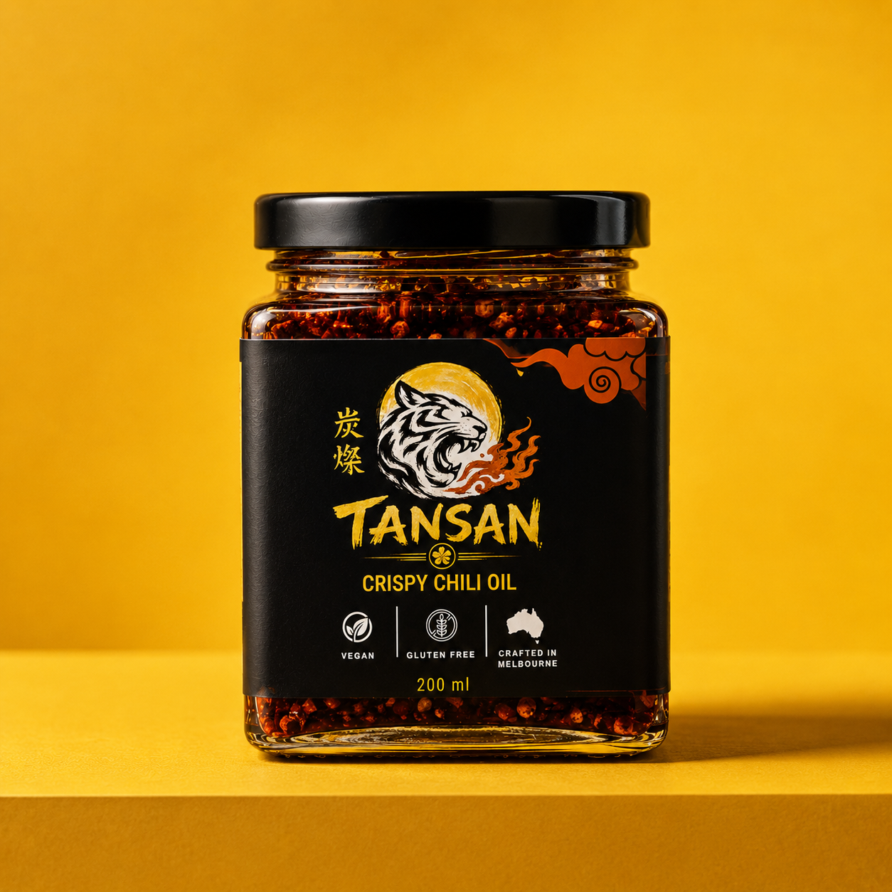 TANSAN Crispy Chili Oil – Premium Crunchy Chili (200g)