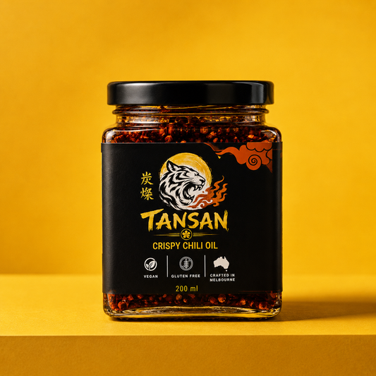 TANSAN Crispy Chili Oil – Premium Crunchy Chili (200g)